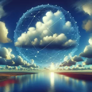 Khung cảnh yên bình tượng trưng cho sự an toàn trong truy cập Internet.