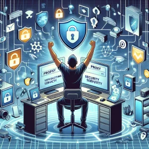 Hình ảnh biểu trưng cho kết nối internet an toàn và hiệu quả qua dịch vụ Proxy.