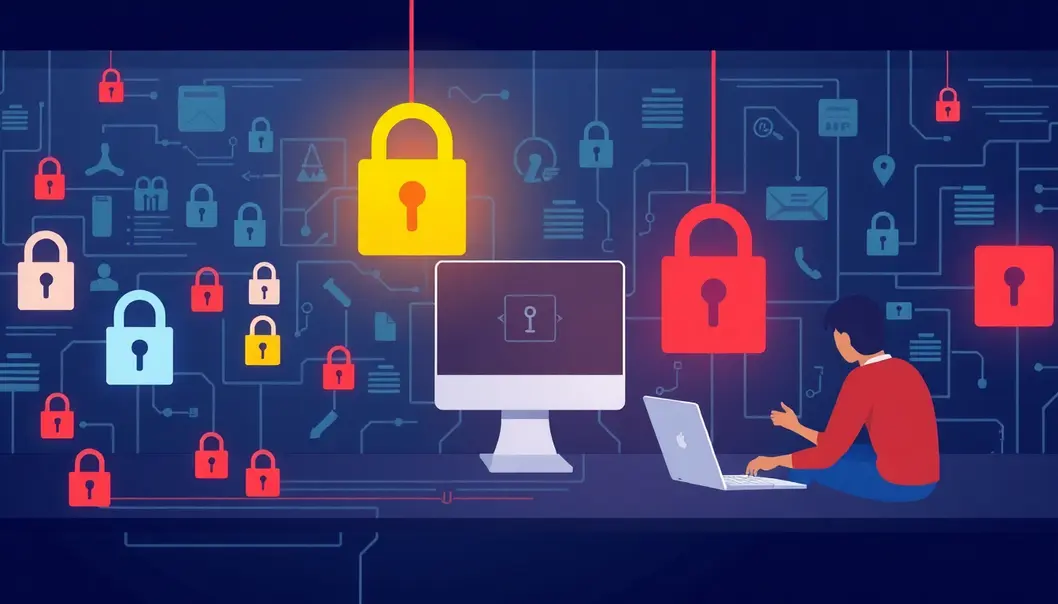 Hình ảnh thể hiện môi trường số an toàn khi sử dụng dịch vụ proxy.