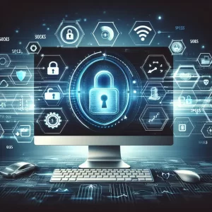 Hình ảnh đại diện cho dịch vụ Proxy SOCKS5, kết hợp giữa bảo mật và tốc độ.