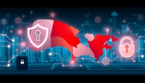 Hình ảnh biểu tượng hóa việc truy cập internet an toàn và nhanh chóng thông qua Proxy IPv6 tại Canada.