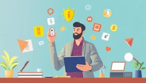 Hình ảnh biểu tượng cho sự thành công của freelancer nhờ sử dụng proxy.