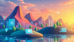 Digital representation of Gologin's security and productivity benefits.