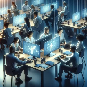 Mô tả một không gian làm việc tinh tế với proxy.