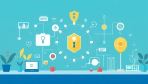 Hình ảnh biểu trưng cho bảo mật dữ liệu và quản lý quyền truy cập.