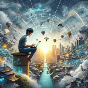 An inspirational image symbolizing the benefits of using fast proxy services for enhanced online experiences.