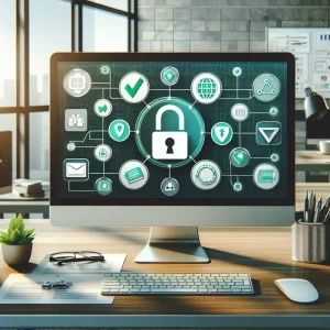 A secure working environment using Private IPv4 Proxy.