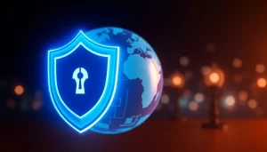 Hình ảnh biểu thị sự bảo vệ thông tin cá nhân khi duyệt internet qua Proxy.