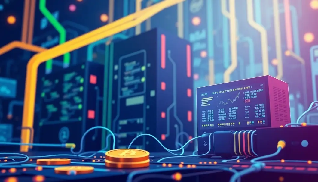 Hình ảnh đại diện cho dịch vụ proxy đào tiền ảo.