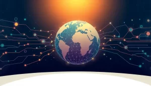 Hình ảnh biểu trưng cho sự kết nối toàn cầu qua dịch vụ proxy.