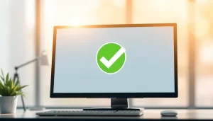 Màn hình máy tính hiển thị kết nối thành công với proxy.