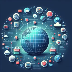 Minh họa kết nối toàn cầu nhờ vào proxy nước ngoài.