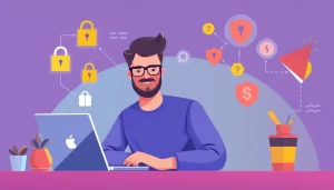 Biểu tượng an toàn và hiệu suất cao khi sử dụng proxy cho phần mềm.