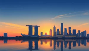 Khung cảnh bình yên của Singapore biểu trưng cho sự an toàn trên internet.