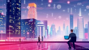 Hình ảnh thể hiện sự kết nối mạnh mẽ của Internet qua dịch vụ Proxy.