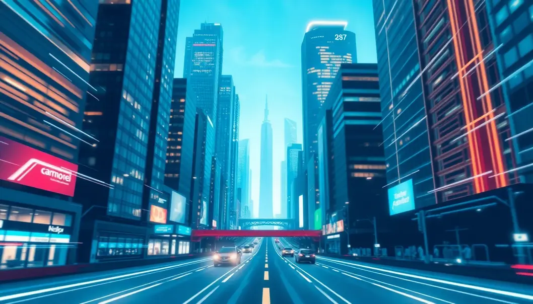 Hình ảnh phản chiếu tương lai của sáng tạo với proxy và công nghệ.