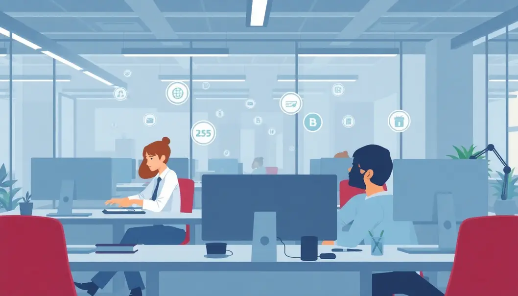 Môi trường làm việc hiện đại với việc sử dụng dịch vụ proxy.