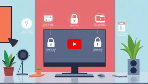 Đồ họa mô tả sự an toàn và lợi ích của YouTube proxy.