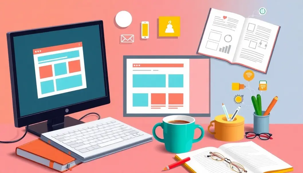 Sự sáng tạo trong thiết kế blog cá nhân.