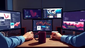 Ảnh môi trường làm việc của nhà phát triển web hoàn hảo.