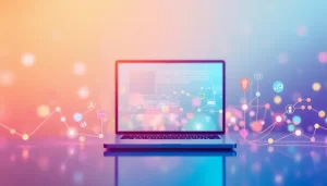 Hình ảnh biểu tượng cho sự nhận diện thương hiệu trên nền tảng số.