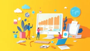 Hình ảnh thể hiện thành công của thiết kế website chuyên nghiệp qua sự tương tác của người dùng.