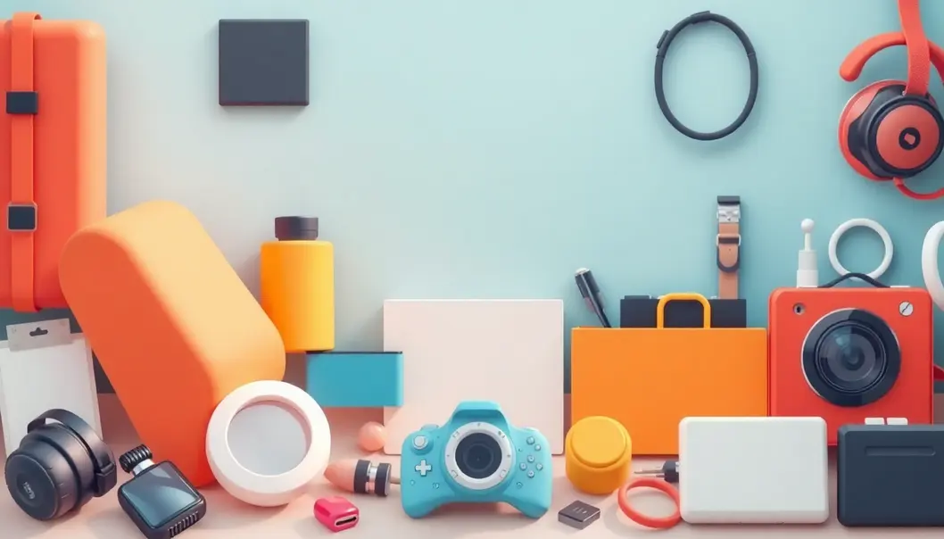 Hình ảnh tổng quan về thiết kế web phụ kiện hiện đại.