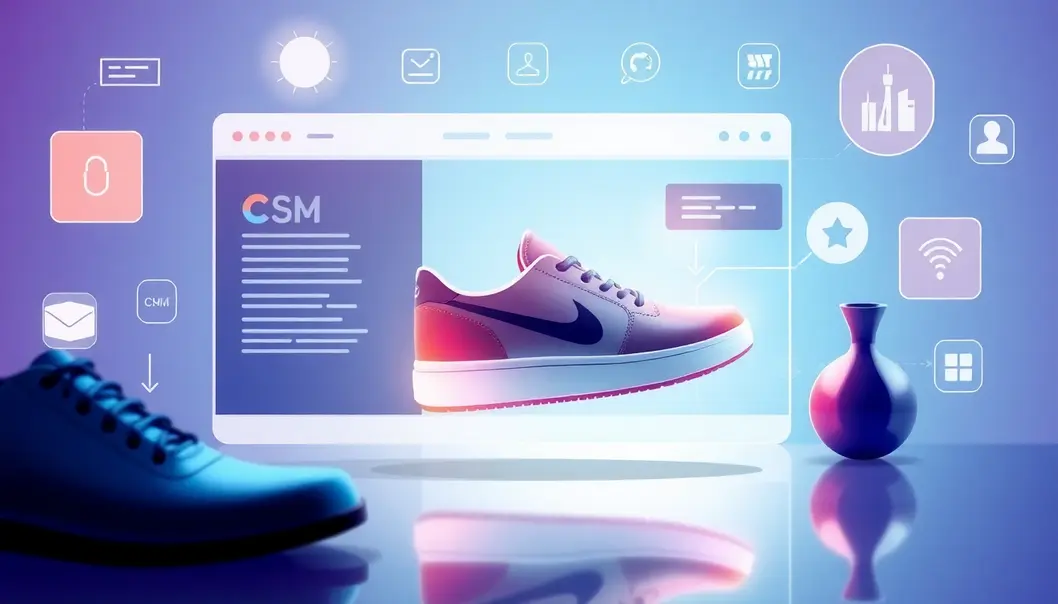 Bìa bài viết về thiết kế web giày dép thu hút sự chú ý.