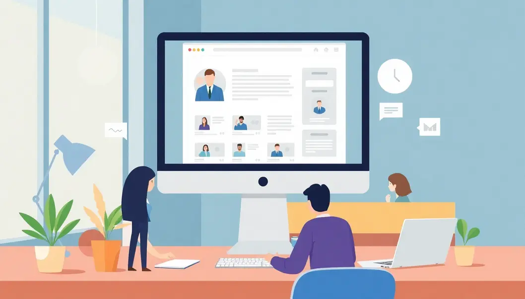 Hình ảnh minh họa cho bài viết về thiết kế web tuyển dụng.