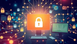 Cover image illustrating decentralized web design with modern technology elements.