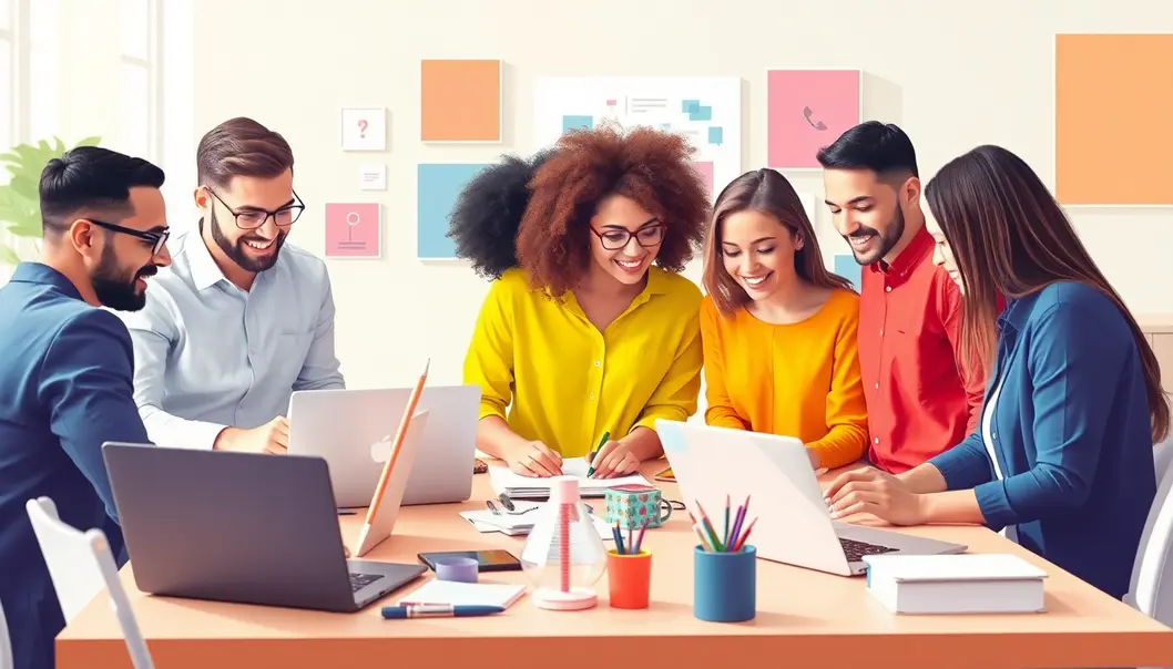 Hình ảnh cộng đồng thiết kế web làm việc cùng nhau.