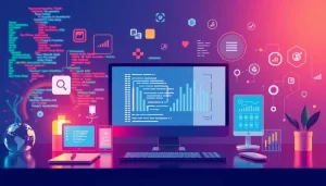 Bìa bài viết về thiết kế web hiện đại.