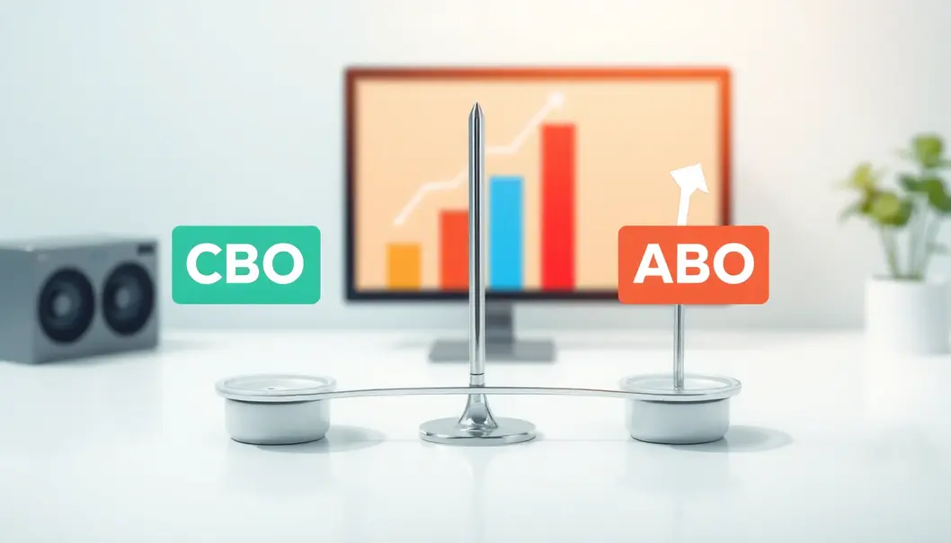 Hình ảnh tổng quan về CBO và ABO trong quảng cáo.