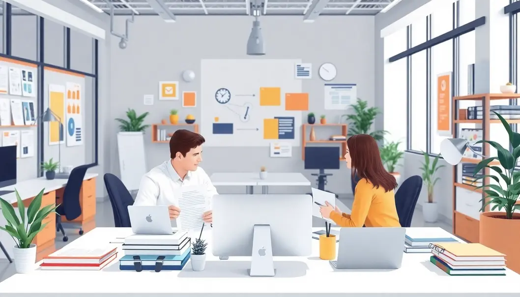 Không gian làm việc chuyên nghiệp cho quảng cáo Meta.