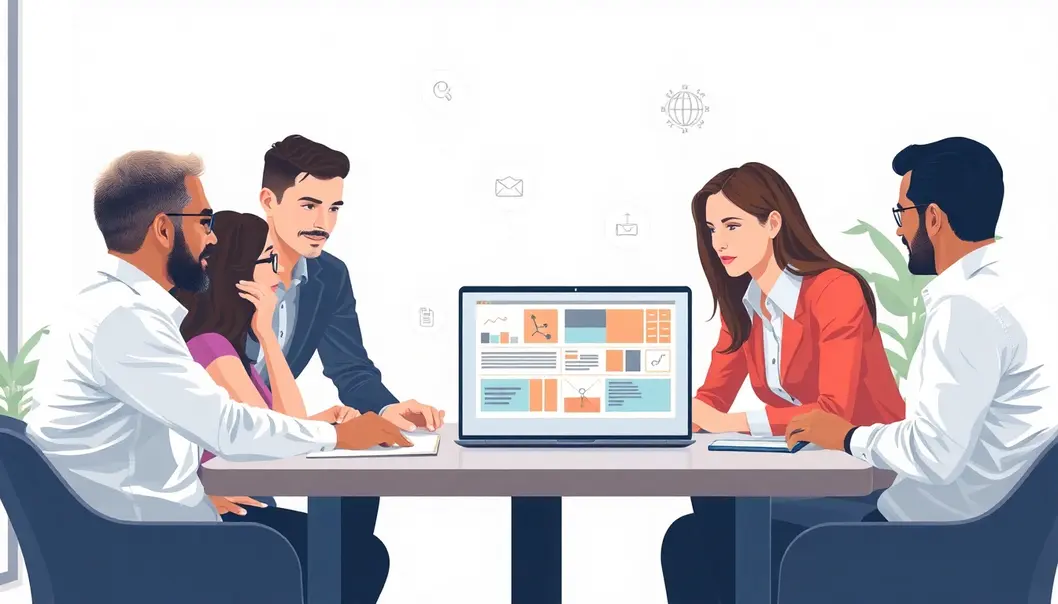 Đội ngũ marketing tích cực thảo luận chiến lược quảng cáo.