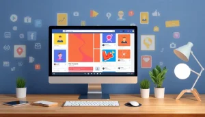 Hình ảnh ghép về những quảng cáo Facebook thành công và hấp dẫn.